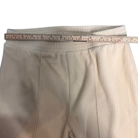 Aerie Beige Flare Ribbed Pants Size S Regular - Picture 4 of 8